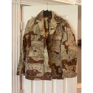 US Navy Desert Camo Combat Military XS Jacket Costume Pockets Uniform Hunting